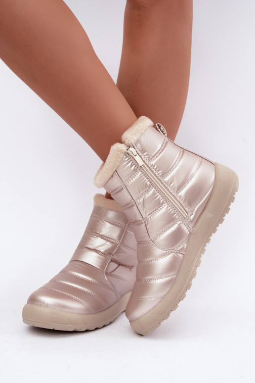 Bottines isolées pour femmes en couleur sable Mezyss