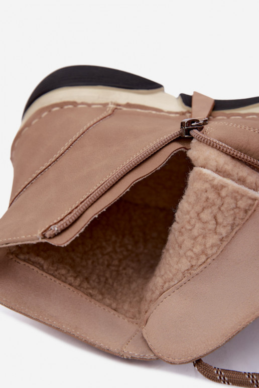 Bottines pour femmes isolées, couleur sable Lerissa