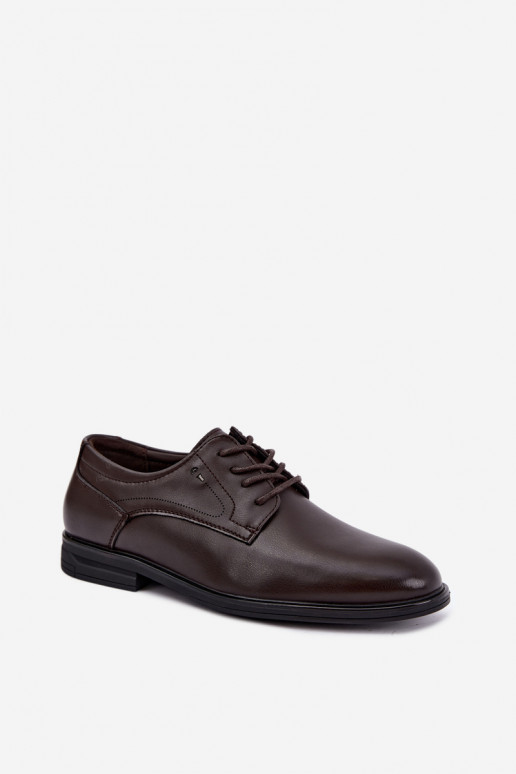 Chaussures pour hommes élégantes, marron foncé Calven