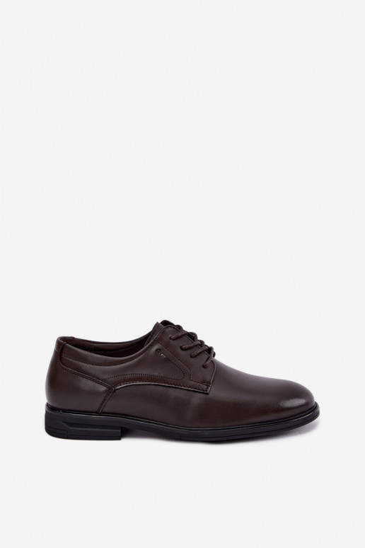 Elegante dunkelbraune Herrenschuhe Calven