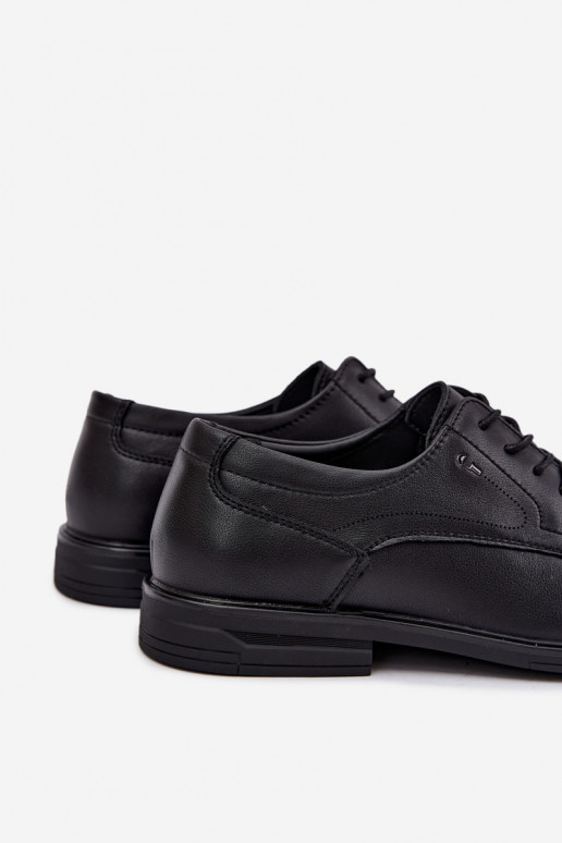 Elegante schwarze Herrenschuhe Calven