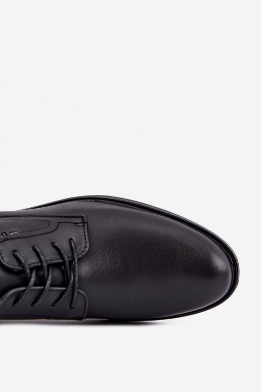 Elegante zwarte heren schoenen Calven
