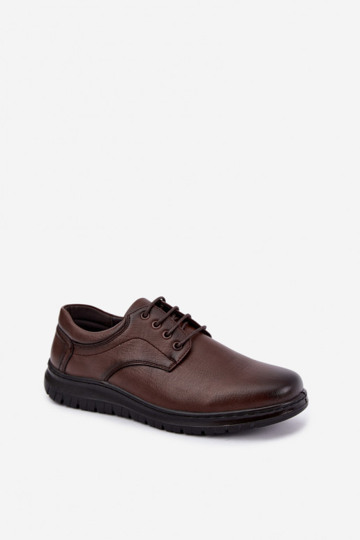 Donkerbruine heren schoenen Varell