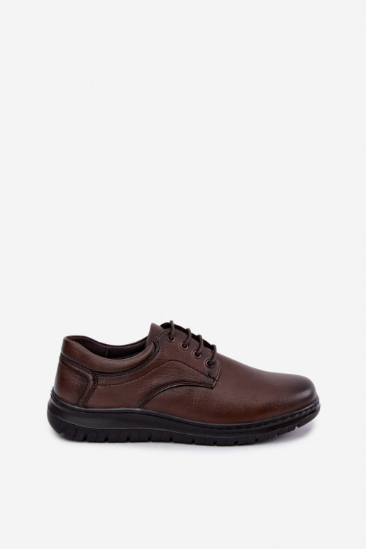 Donkerbruine heren schoenen Varell