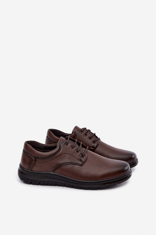 Donkerbruine heren schoenen Varell