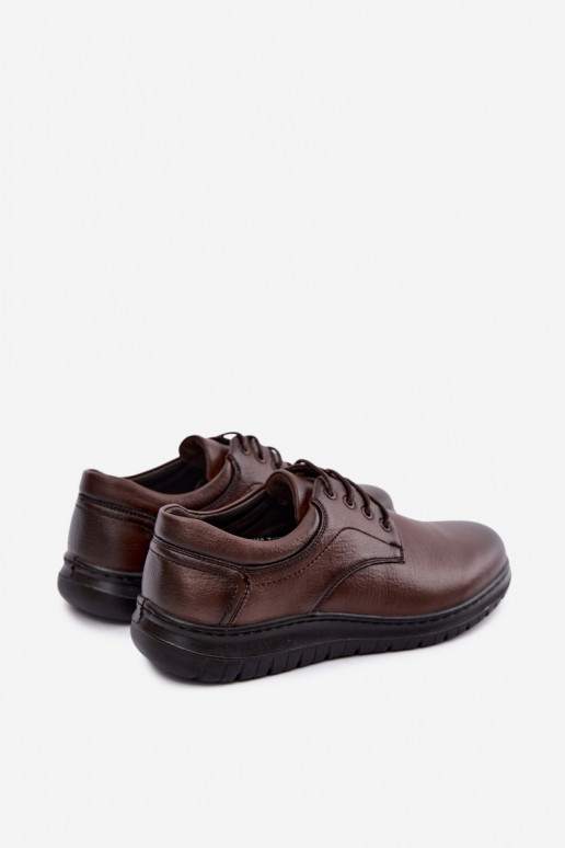 Donkerbruine heren schoenen Varell