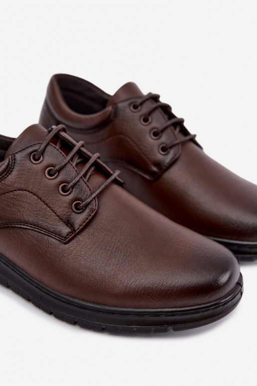 Donkerbruine heren schoenen Varell