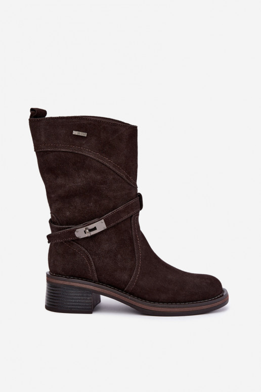 Bottines isolées pour femmes Big Star UU274609 couleur chocolat