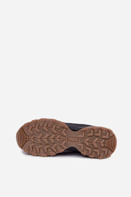 Chaussures de style sportif pour hommes Trekas vert-noir CarroĮ