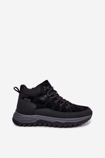 Herren isolierte Wildlederstiefel Big Star UU174246 schwarz 2