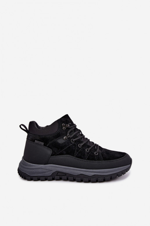 Bottes isolées en daim pour hommes Big Star UU174246 noires