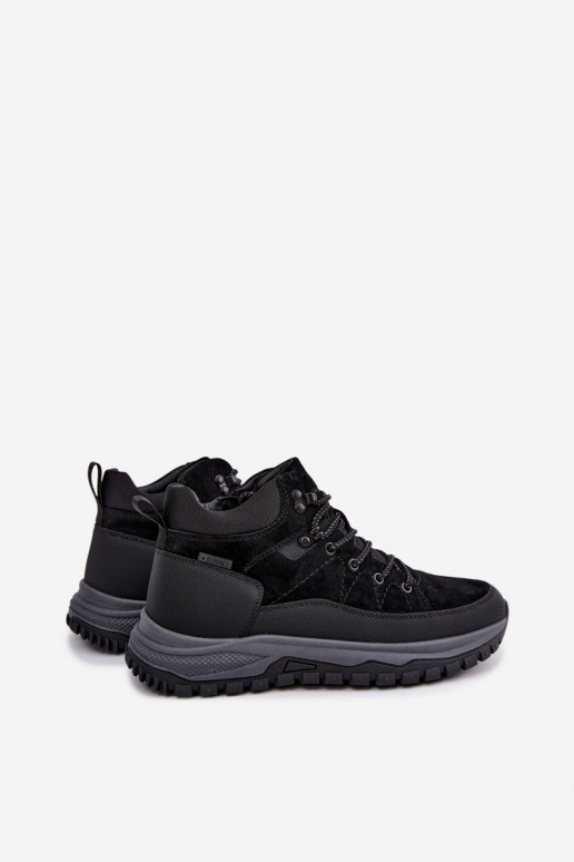 Bottes isolées en daim pour hommes Big Star UU174246 noires