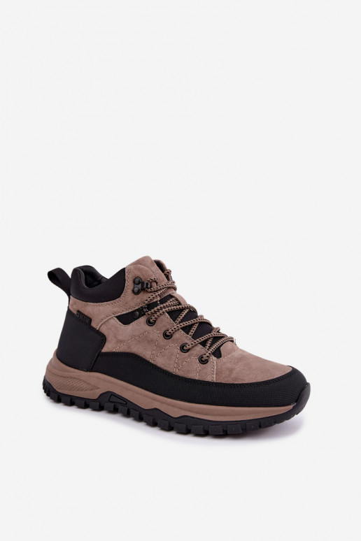 Heren geïsoleerde suede laarzen Big Star UU174247 zandkleurig