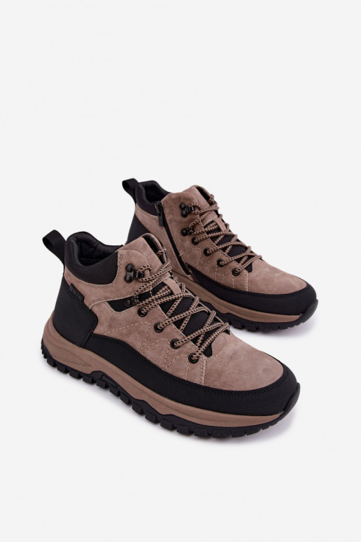 Heren geïsoleerde suede laarzen Big Star UU174247 zandkleurig
