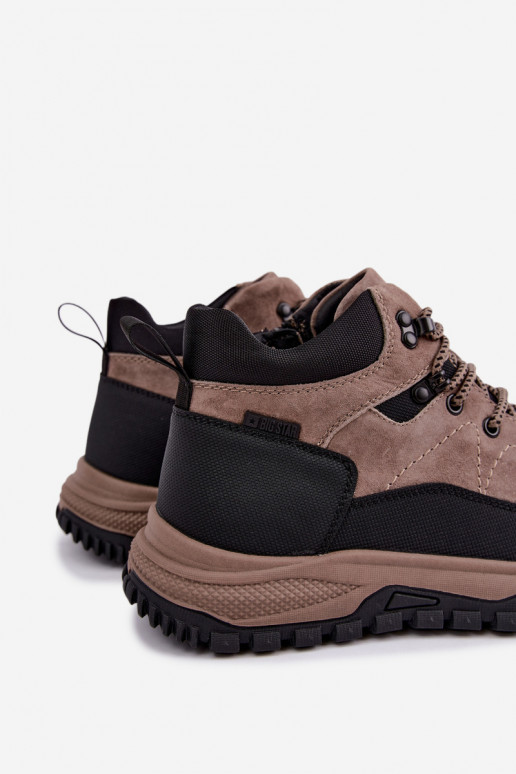 Bottes isolées en daim pour hommes Big Star UU174247 beiges