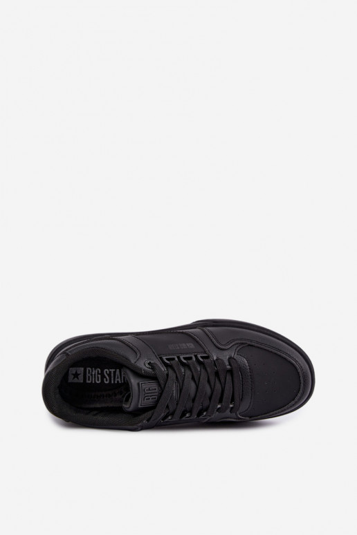 Heren sneakers Big Star UU174164 HI-Poly System zwart