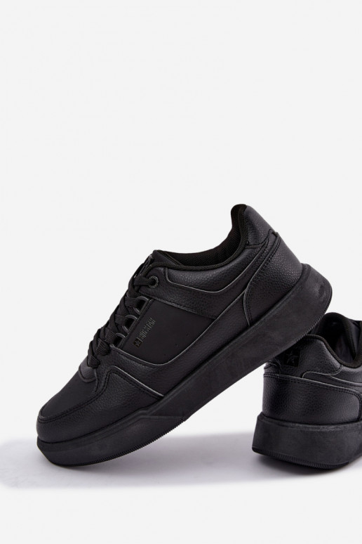Heren sneakers Big Star UU174164 HI-Poly System zwart