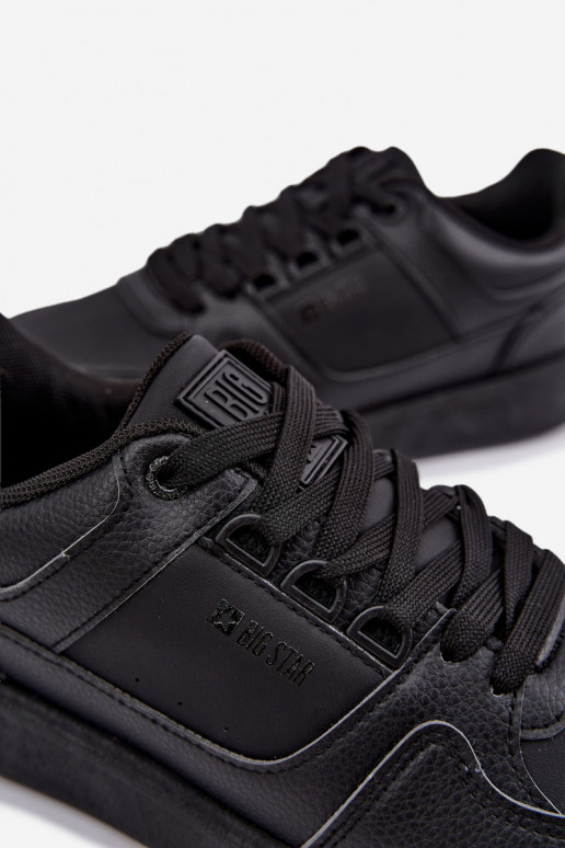 Heren sneakers Big Star UU174164 HI-Poly System zwart