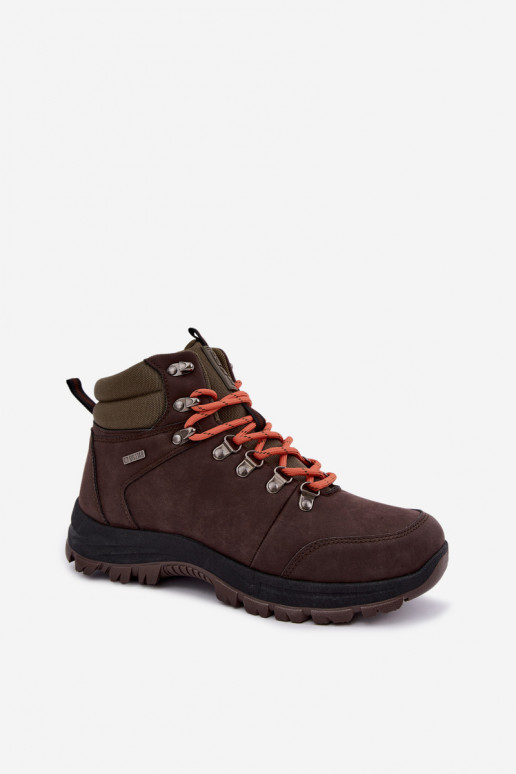 Bottes de randonnée pour hommes Big Star UU174195 HI-Poly System marron foncé