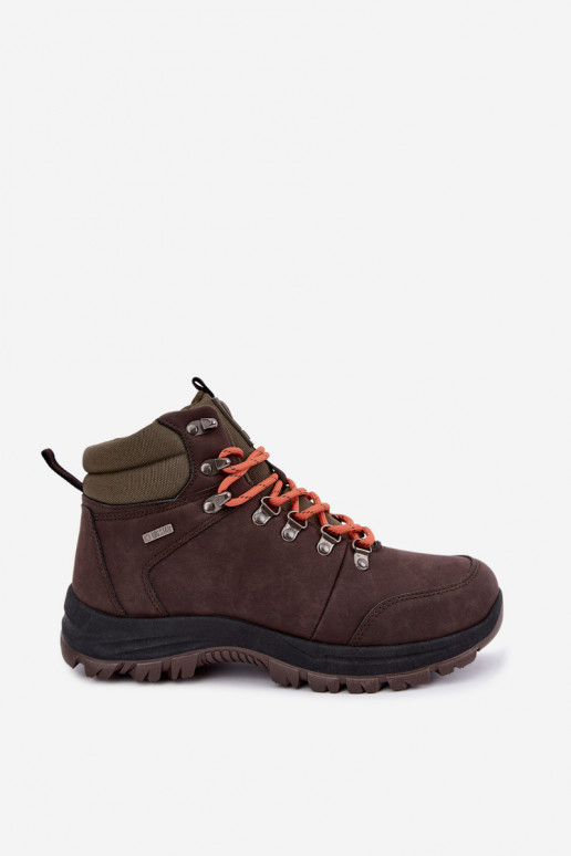 Bottes de randonnée pour hommes Big Star UU174195 HI-Poly System marron foncé