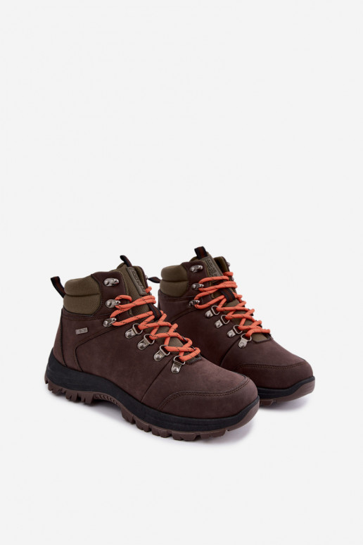 Herren-Wanderstiefel Big Star UU174195 HI-Poly System dunkelbraun