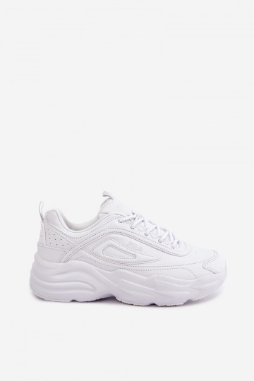 Sneakers Stilvollllschuhe mit einer Plattform Feminin FLA SKYE FFIN0586.13033 Zueiße Farbe 2