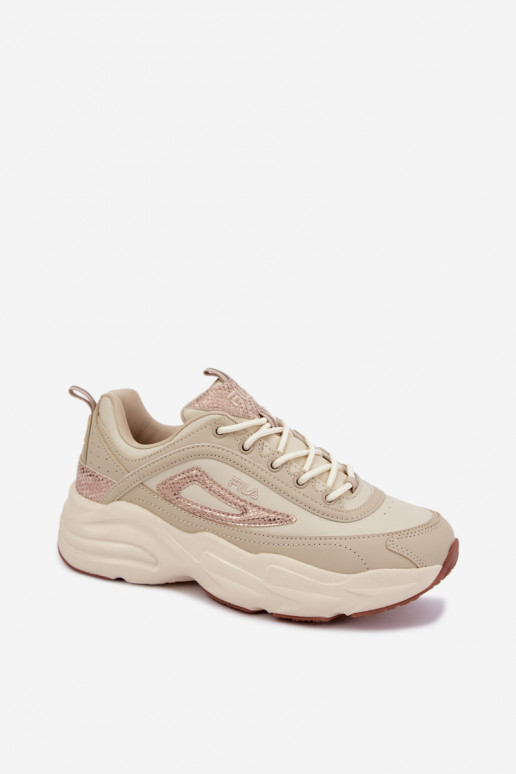 Damen-Sneaker mit Plattform FLA SKYE FFIN0586.73239 sandfarben
