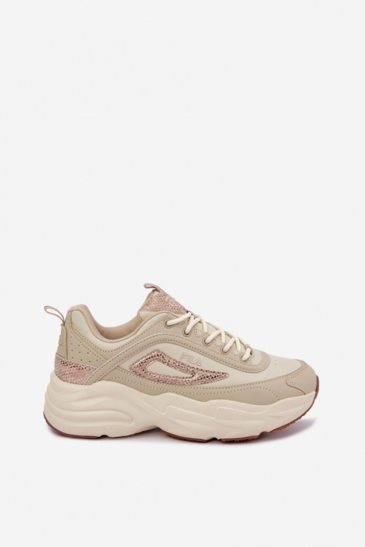 Damen-Sneaker mit Plattform FLA SKYE FFIN0586.73239 sandfarben