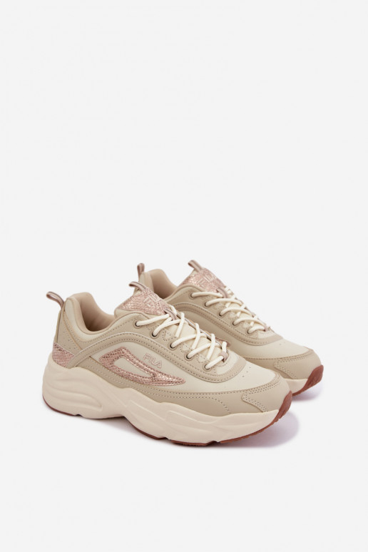 Damen-Sneaker mit Plattform FLA SKYE FFIN0586.73239 sandfarben