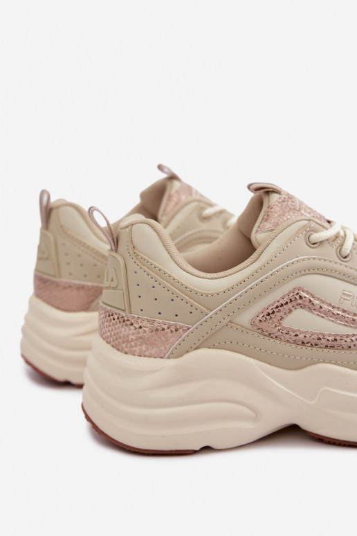 Damen-Sneaker mit Plattform FLA SKYE FFIN0586.73239 sandfarben