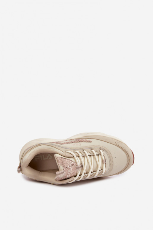 Damen-Sneaker mit Plattform FLA SKYE FFIN0586.73239 sandfarben