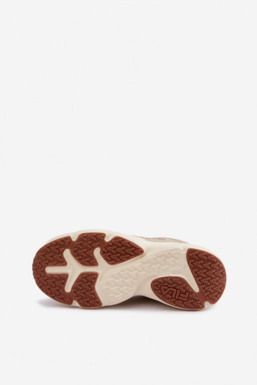 Damesneakers met platform FLA SKYE FFIN0586.73239 zandkleurig