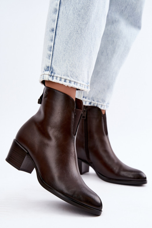 Isolierte Stiefeletten Klocke Vinceza 58654 in Schokoladenfarbe