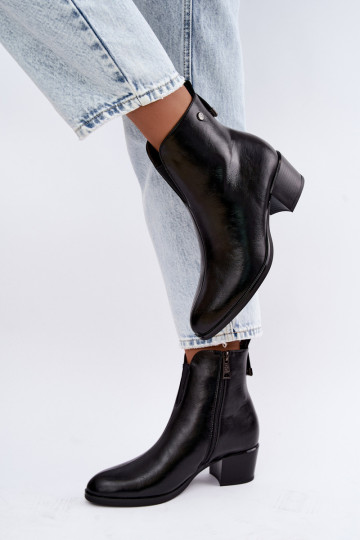 Bottines isolées Klocke Vinceza 58654 en couleur noire