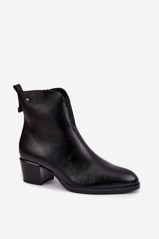 Isolierte Stiefeletten Klocke Vinceza 58654 in schwarzer Farbe