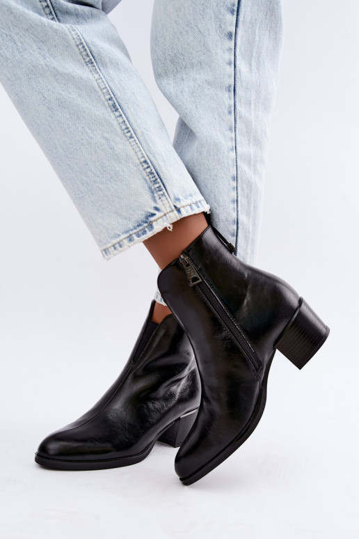 Bottines isolées Klocke Vinceza 58654 en couleur noire