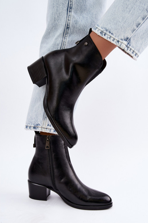 Bottines isolées Klocke Vinceza 58654 en couleur noire