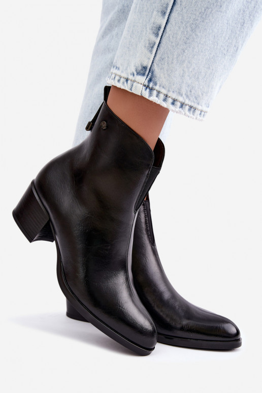 Bottines isolées Klocke Vinceza 58654 en couleur noire