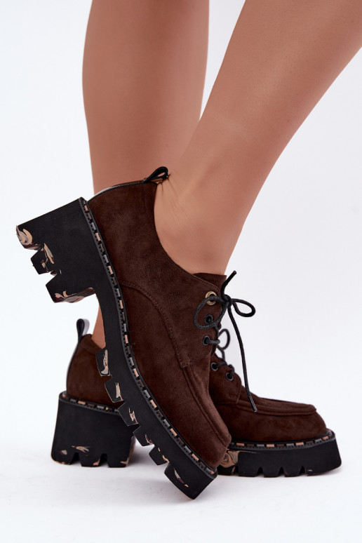 Damenstiefel aus Kunstveloursleder Klocke Artiker 59C0276 schokoladenfarben