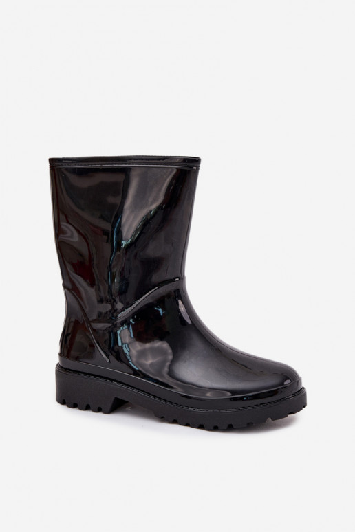 Bottes en caoutchouc pour femmes en noir Elvara
