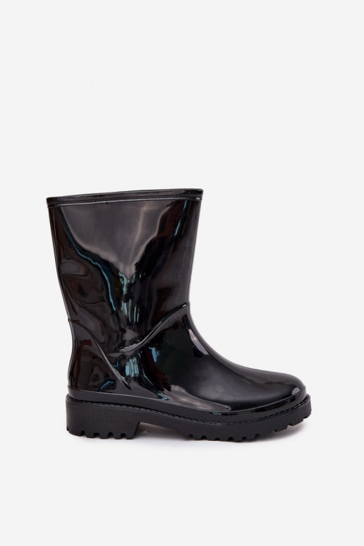 Bottes en caoutchouc pour femmes en noir Elvara