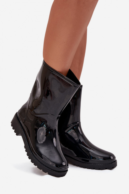 Bottes en caoutchouc pour femmes en noir Elvara