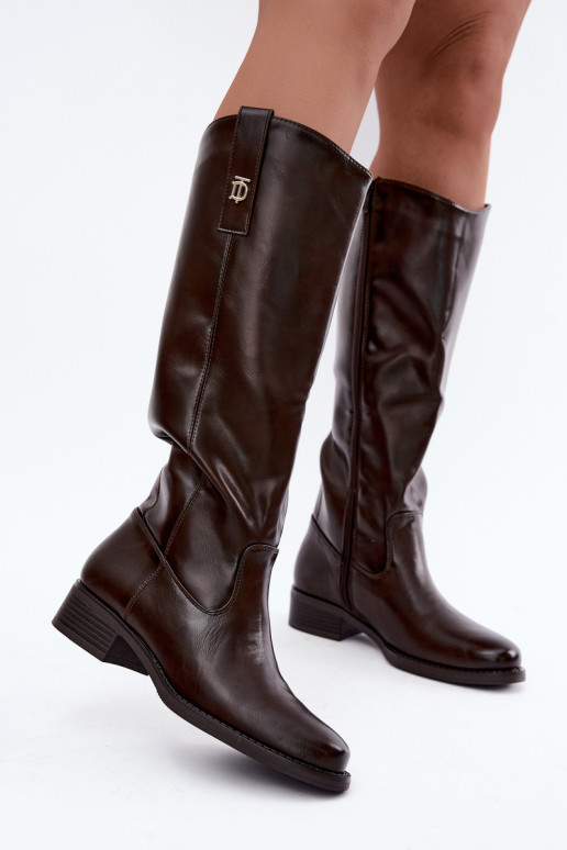 Bottes hautes chaudes CzekoladoĮe Ilorelia