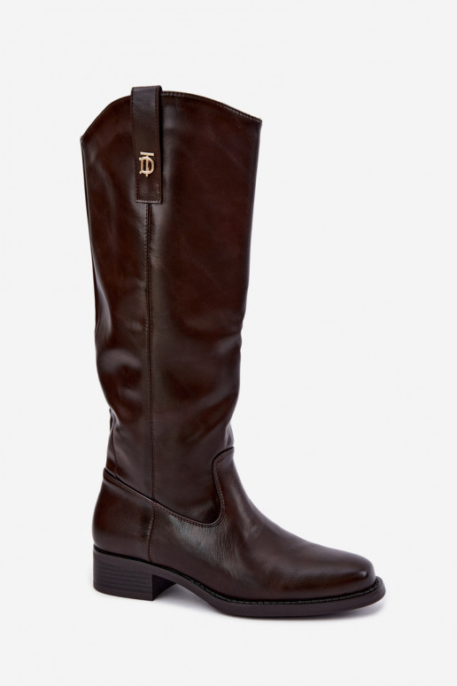 Bottes hautes chaudes CzekoladoĮe Ilorelia