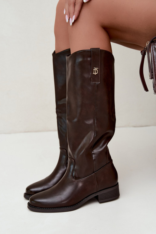 Bottes hautes chaudes CzekoladoĮe Ilorelia