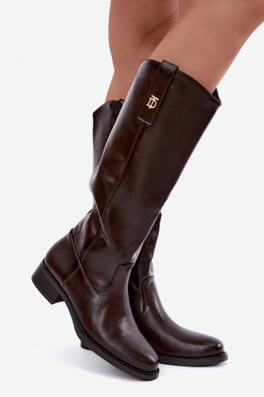Bottes hautes chaudes CzekoladoĮe Ilorelia