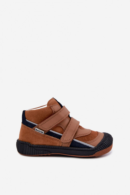 Bruine leren kinderschoenen Bartek 8631673