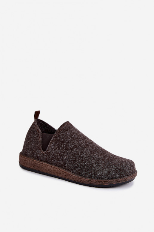 Dames huis schoenen Inblu NL000013 donkerbruin
