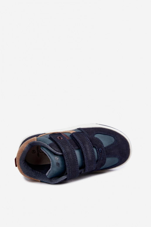 Dunkelblaue Jungen Sneaker Bartek 8801216
