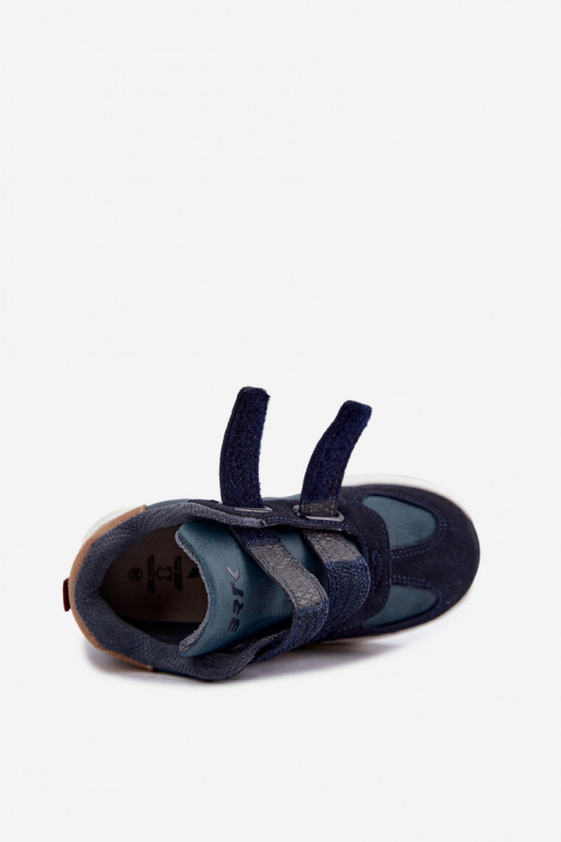 Donkerblauwe jongens sneakers Bartek 8801216